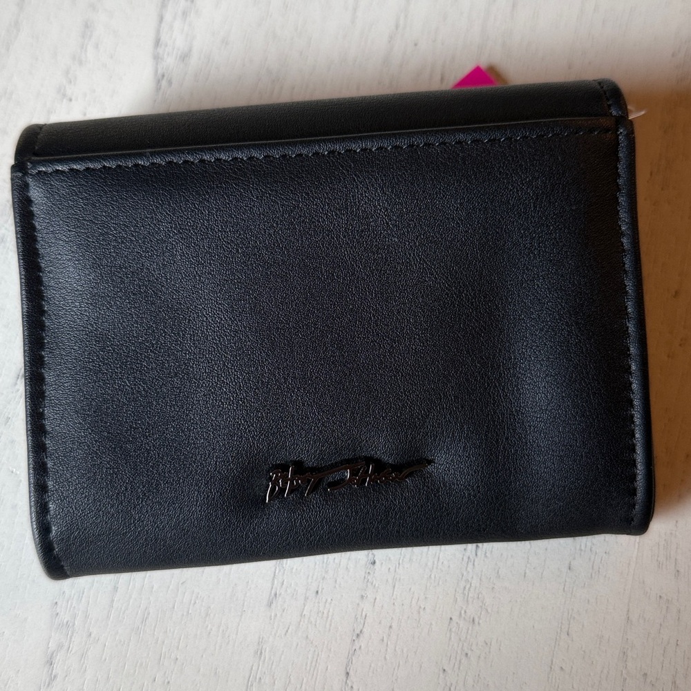 New Betsey Johnson FOREVER HOME WALLET BLACK/MULTI - Picture 8 of 10